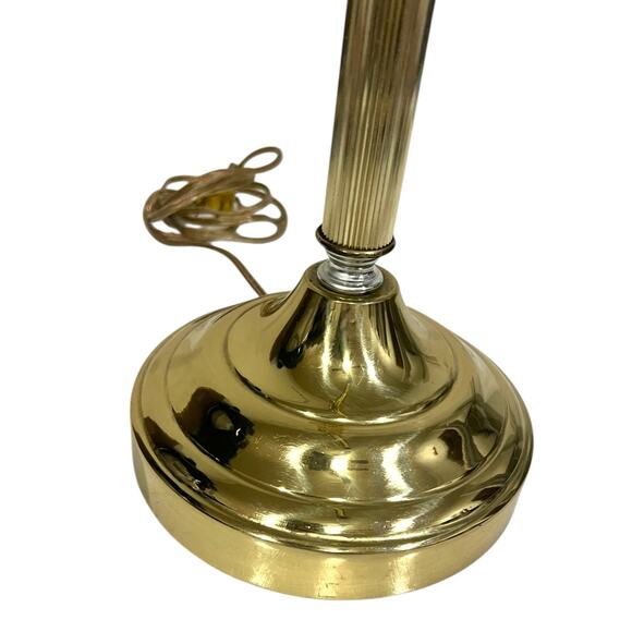 Vintage Swing Arm Brass 13” Table Desk Lamp Underwriters Laboratories - Picture 6 of 11